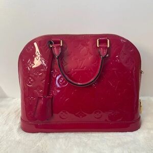 Louis Vuitton Alma PM Cherry Red Vernis